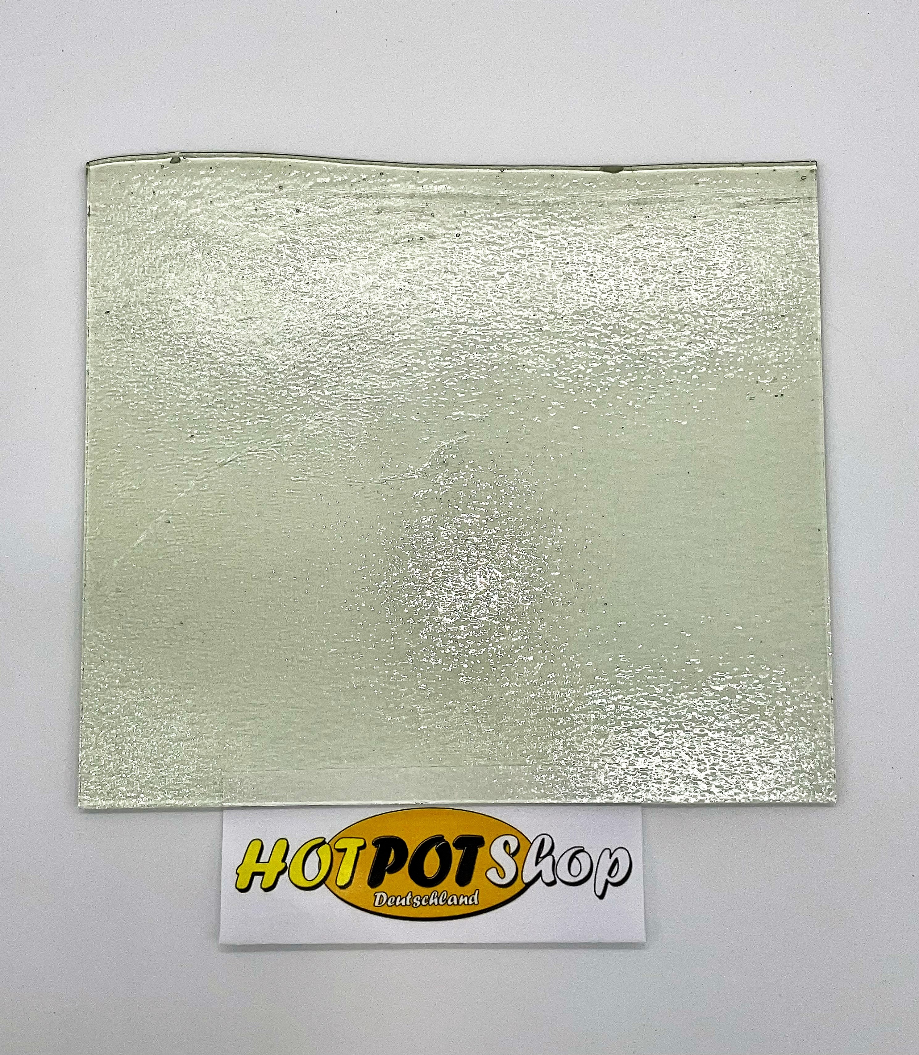 Glas, transparent gelb,  3mm KOE 90 (250x290mm)