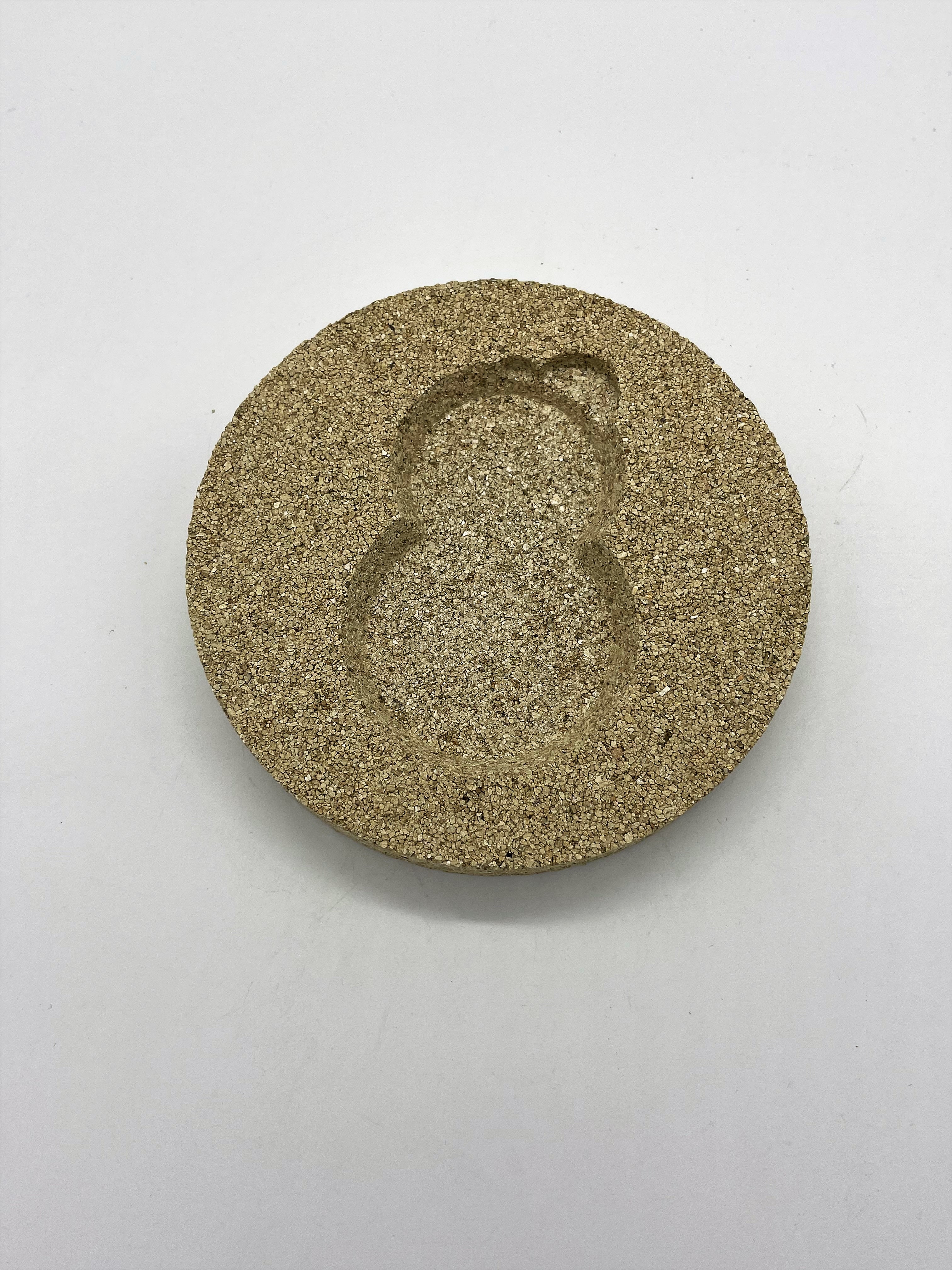 Vermiculiteform Schneemann