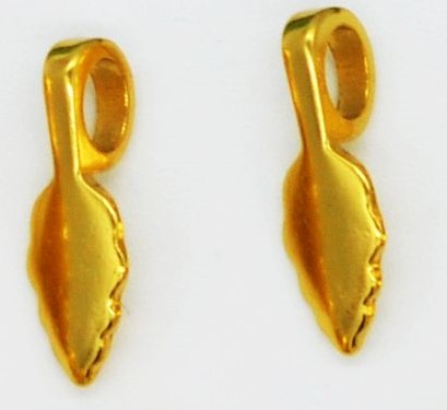 Aanraku ® vergoldete Schmuckösen  18K Gold,mittel 24 Stück