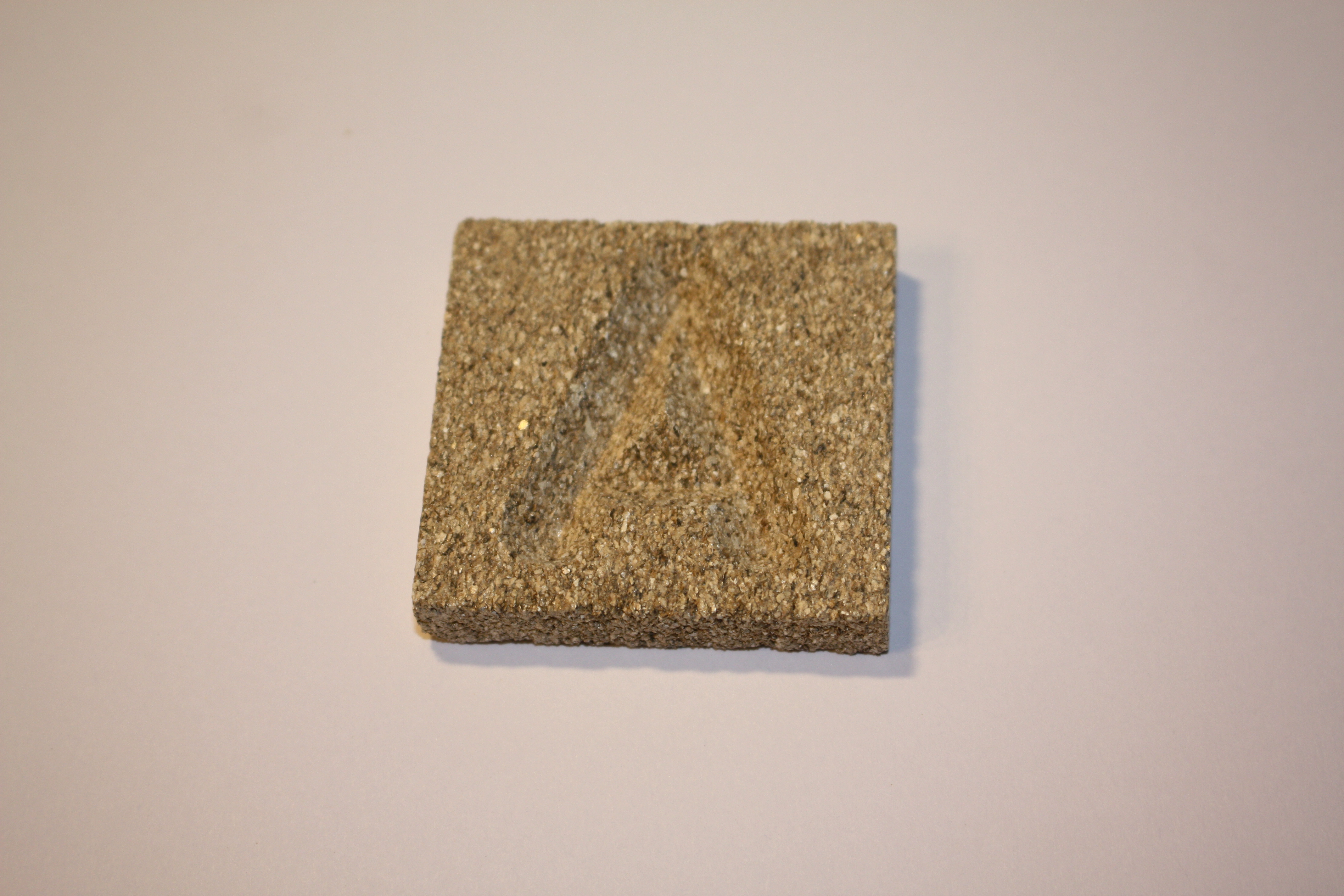 Form aus Vermiculite Buchstabe A