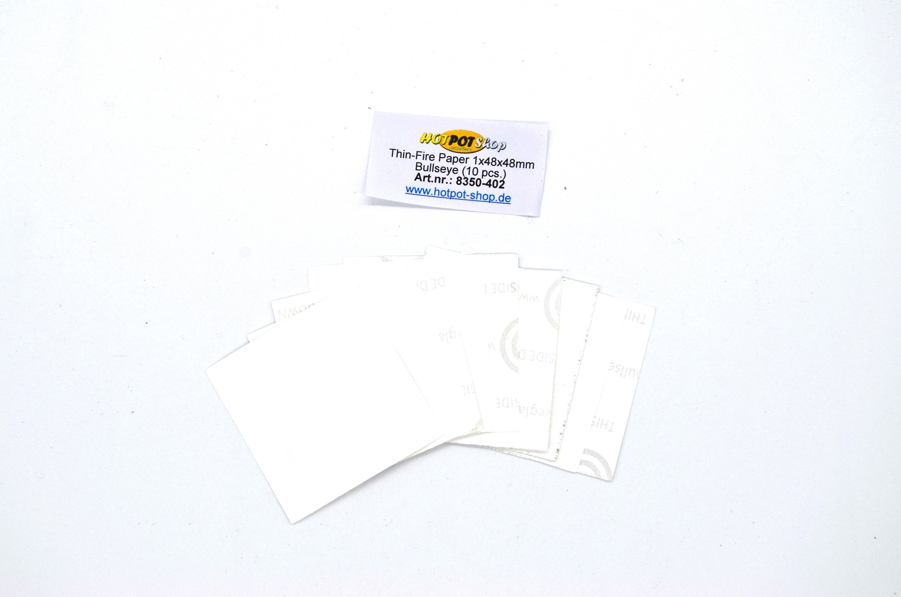 Fusing papier (Bullseye)  0,1 x 48 x 48mm (10 Stück)