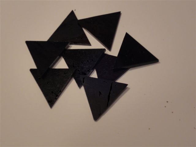 Dreieck, schwarz, 3,5cm